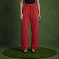Anna-Kaci Women¡¯s Soft Wide Leg Pants with Cargo Style Seam Detailing Adjustable Drawstring Waistband and Relaxed Stretch Fit
