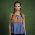 Striped Colorful Tie Tunic
