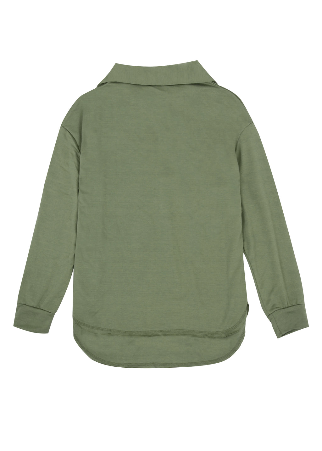 Suéter con cuello alto y cremallera