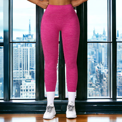 Leggings texturizados con bolsillo de parche en la espalda