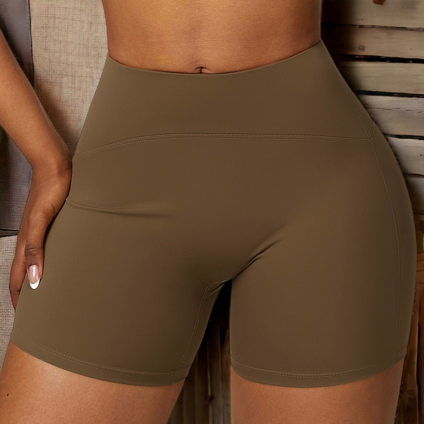 High Waist Activewear Shorts