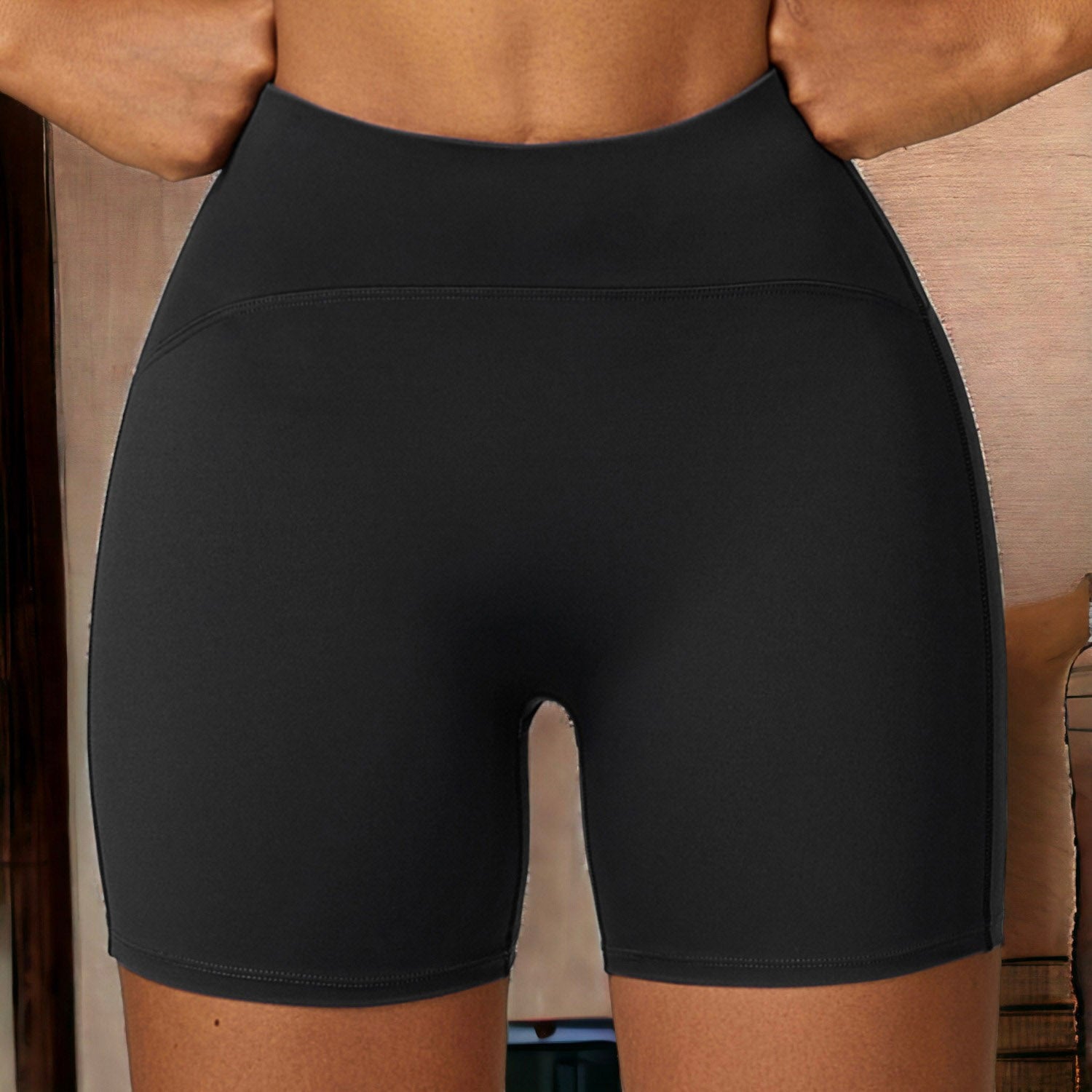 Pantalones cortos deportivos de cintura alta