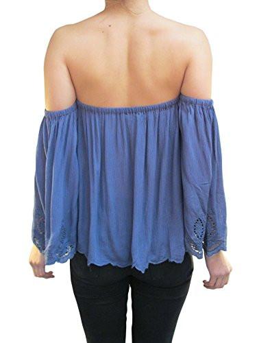 Top bordado con hombros descubiertos de Free Spirit