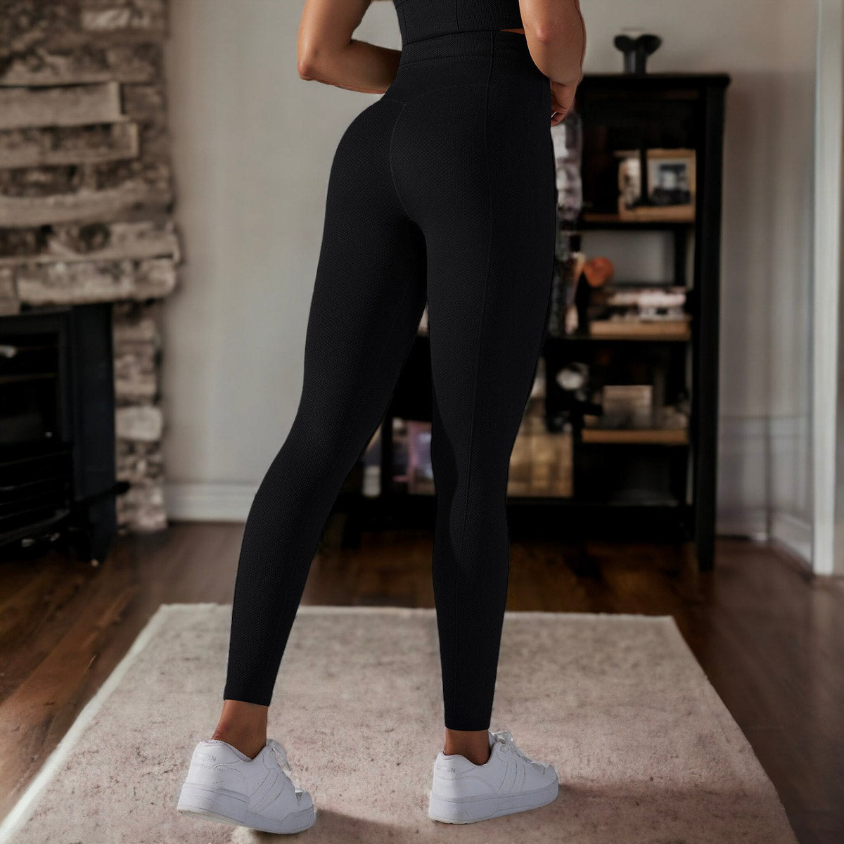 Leggings de cintura alta con costura central