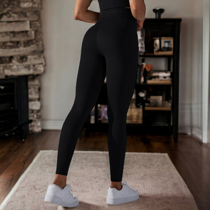 Leggings de cintura alta con costura central