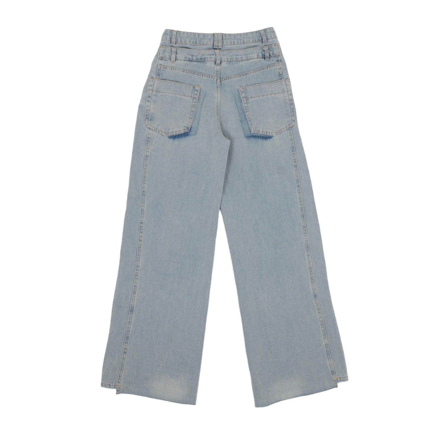 Up and Down Double Waist Jeans