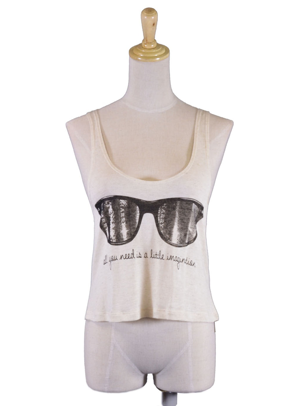 Top de punto con escote redondo y gafas de sol Imagination de Michelle Fresh