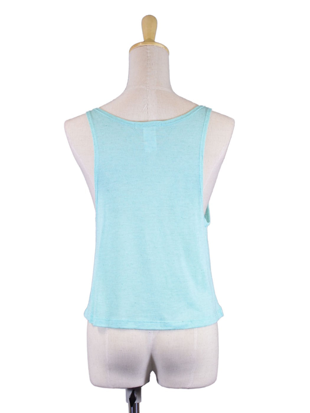 Michelle Fresh Imagination Sunglasses Tank Scoop Neck Knit Top