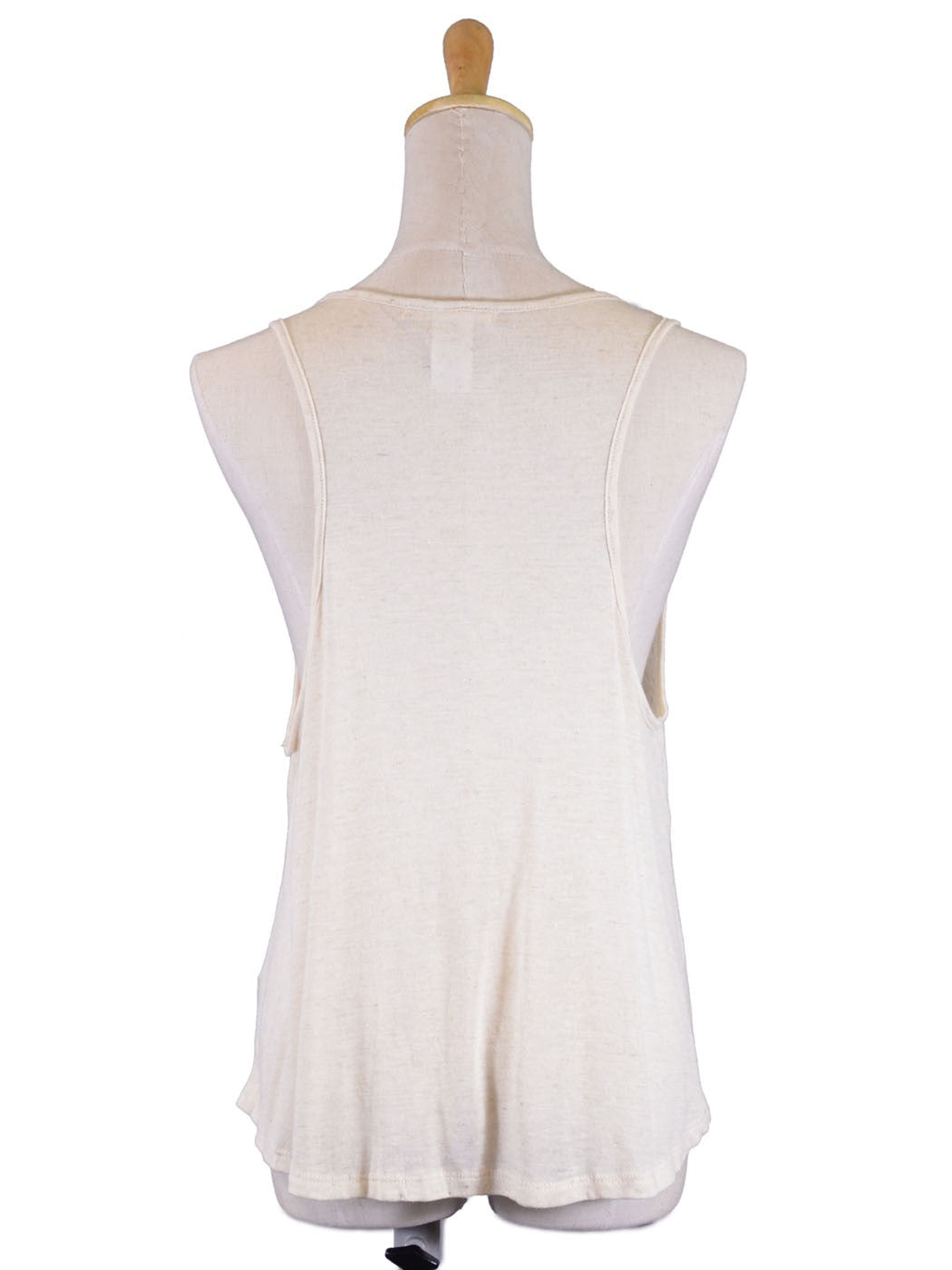 Michelle Expressive Live Love Flare Jersey Scoop Neck Knit Top