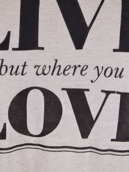 Michelle Expressive Live Love Flare Jersey Scoop Neck Knit Top