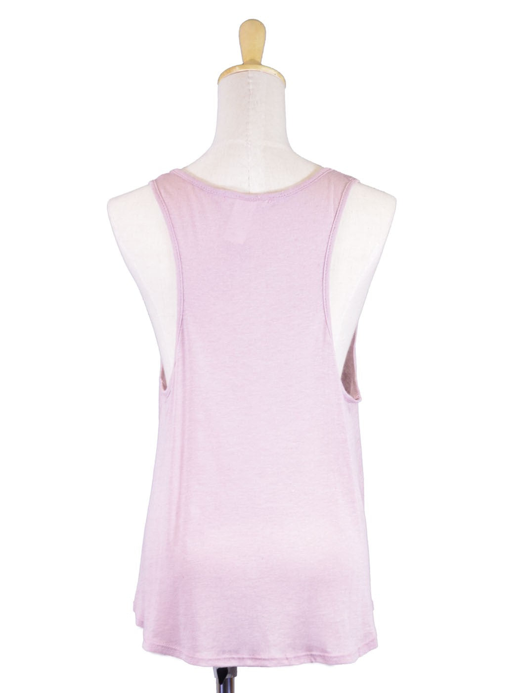 Michelle Expressive Live Love Flare Jersey Scoop Neck Knit Top