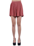 Pantalones cortos de gasa coquetos y plisados ​​Janice Brick de Lush Sophisticated Pursuit