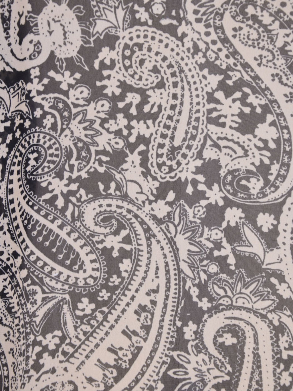 Kimono largo de gasa con puños abiertos y estampado paisley celestial Audrey 3+1