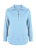 Zip Up Funnel Neck Sweater