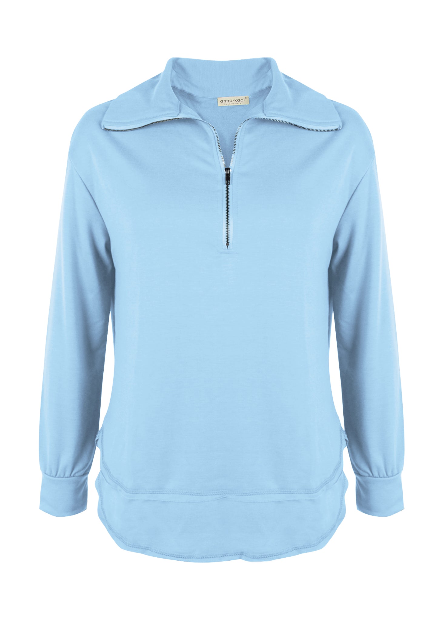 Zip Up Funnel Neck Sweater