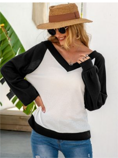Springtime Waffle Blouse