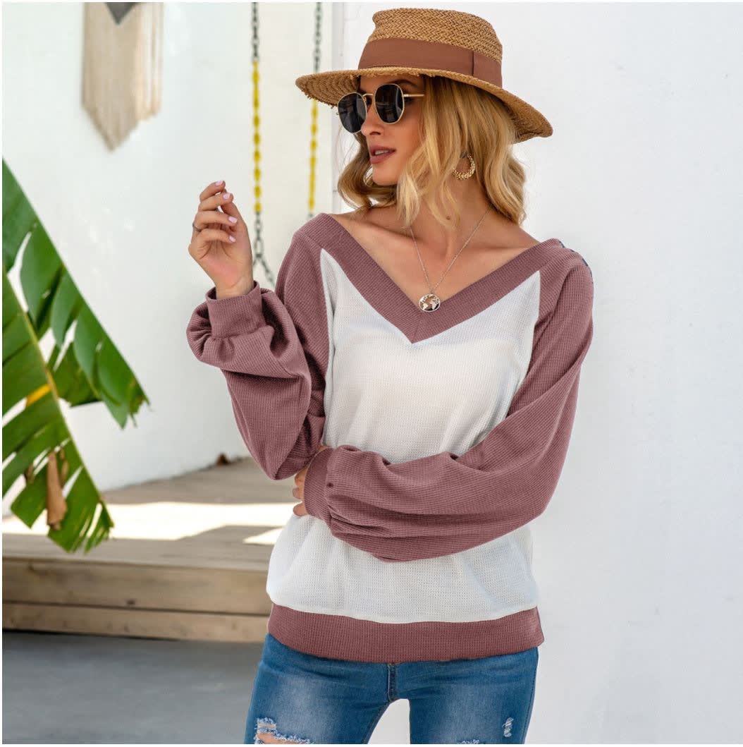 Springtime Waffle Blouse