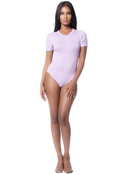 Body con cuello redondo y espalda abierta