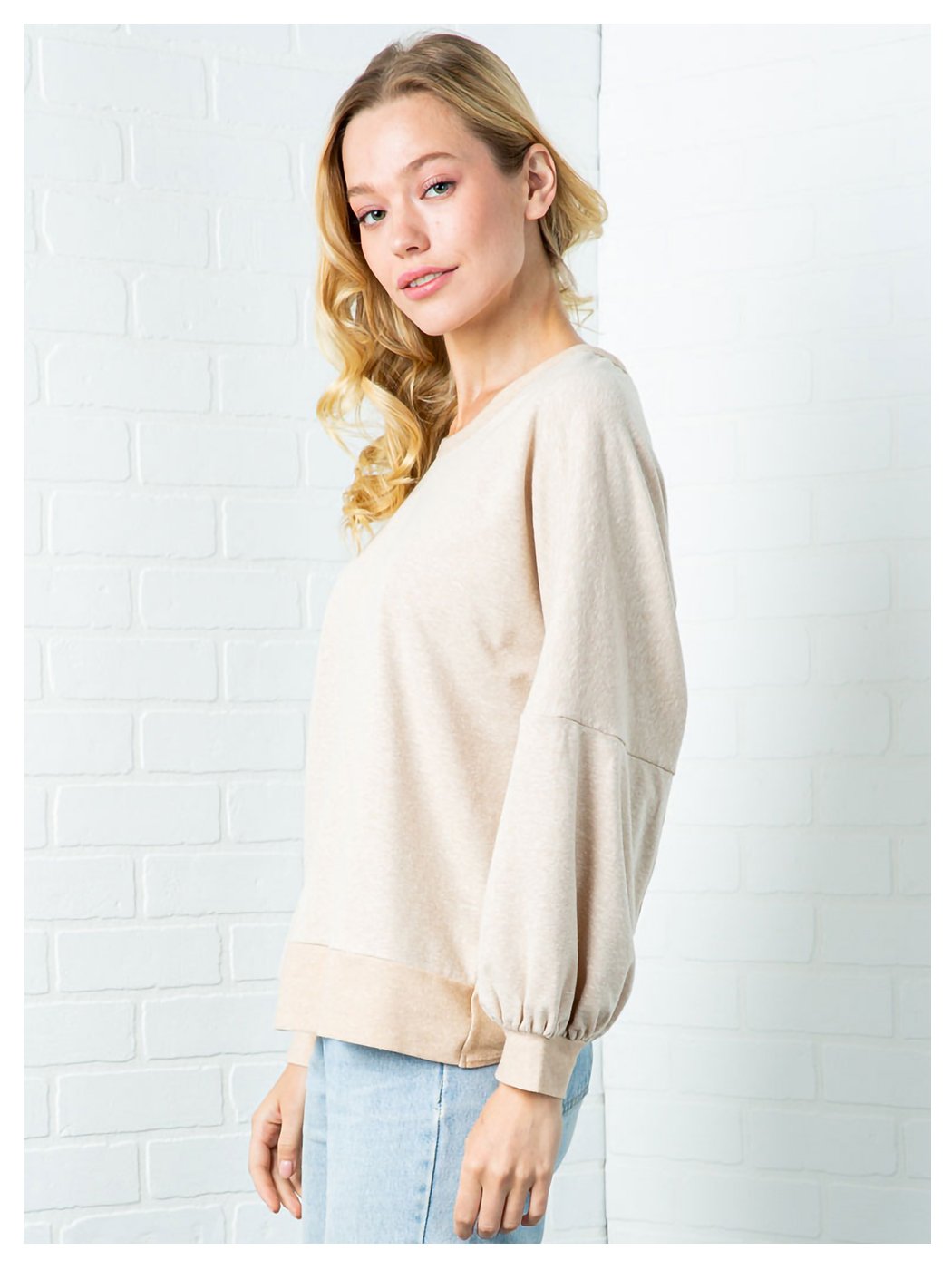 Open Back Cross Wrap Pull Over