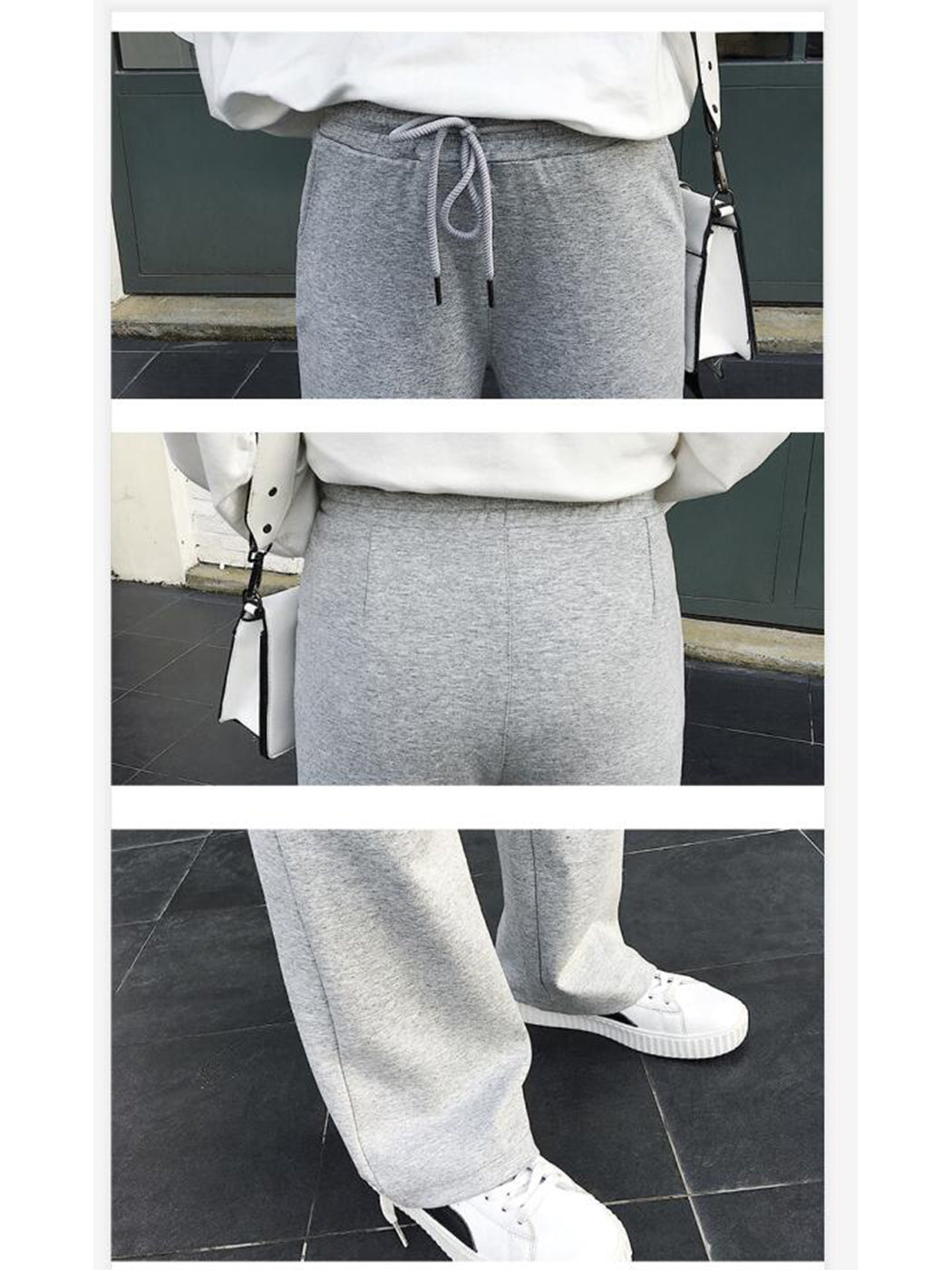 Relaxed Fit Drawstring Pocket Joggers