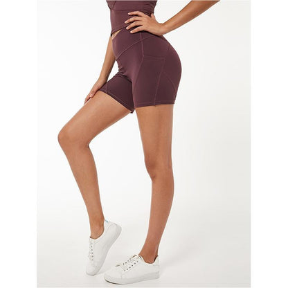 Los pantalones cortos de yoga perfectos con bolsillos laterales