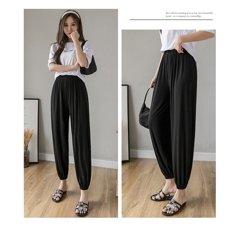 Casual Wide Leg Cropped Pant