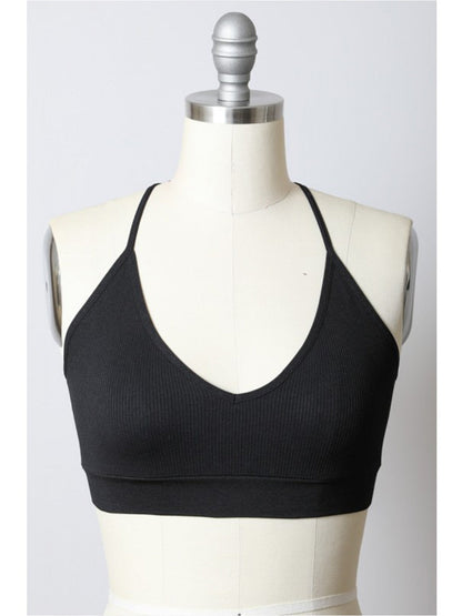 Webbed Solid Soft Bralette