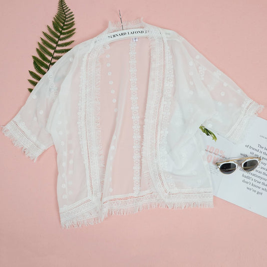 Beach Summer Chiffon Shawl Cardi