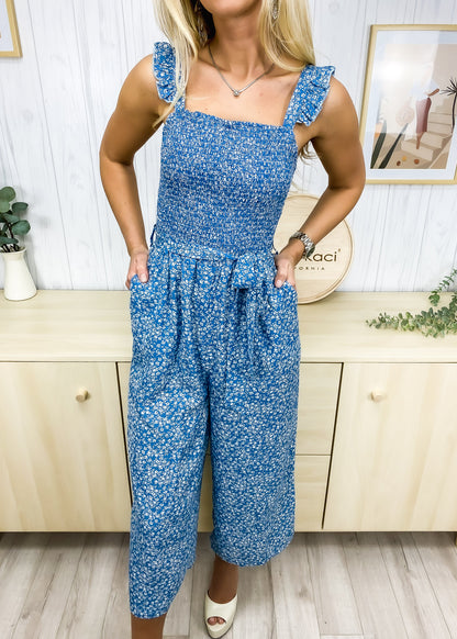 Mono culotte con estampado floral 
