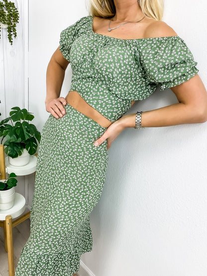 Es un conjunto boho envolvente 