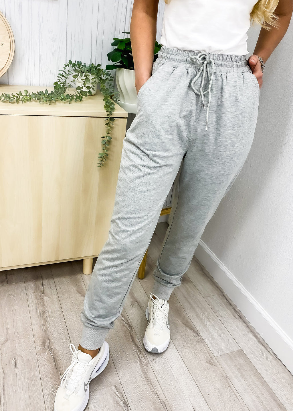 Pantalones deportivos de cintura alta con bolsillo para correr, para gimnasio, ajustados y atléticos