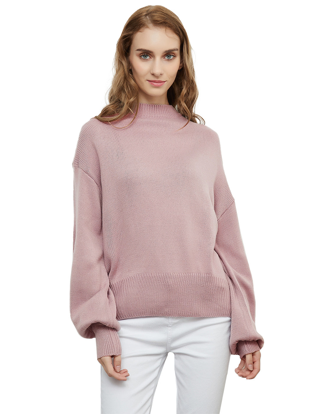 Love Tie Puffed Sleeve Sweater