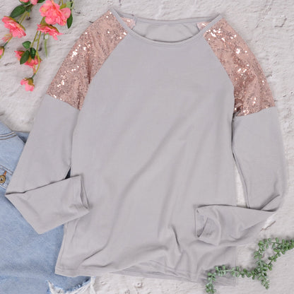 Sequin Shoulder Detail Sweater