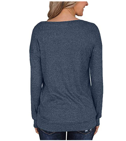 Lace Trim Long Sleeve Shirt