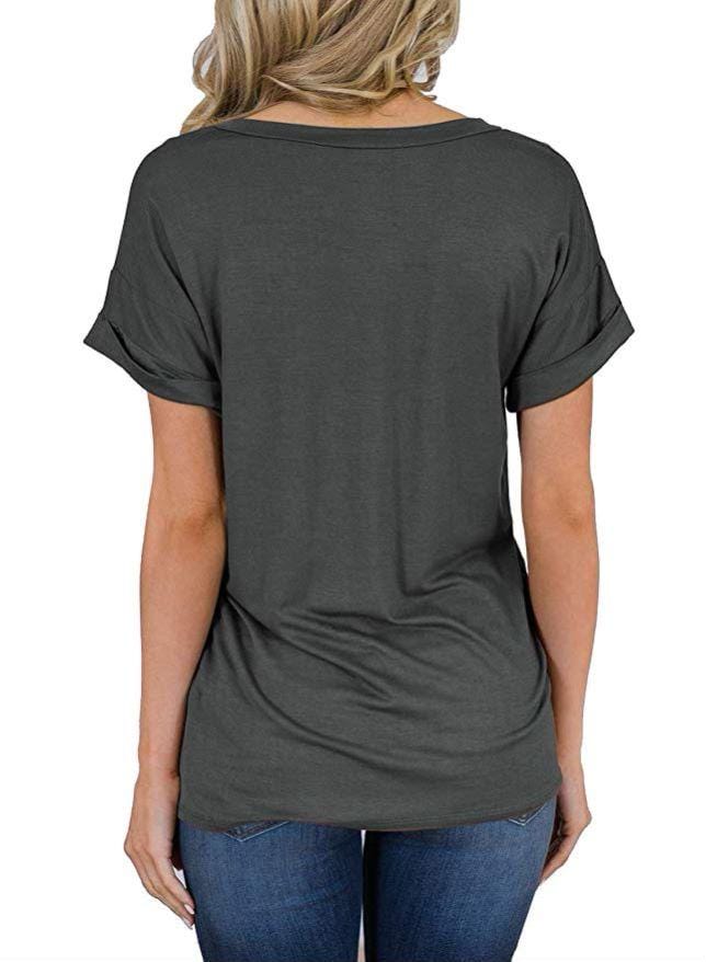 Camiseta suelta con puños