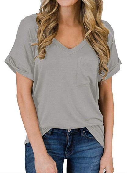 Camiseta suelta con puños