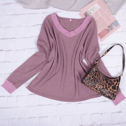 Asymmetric Neck One Shoulder Sweater