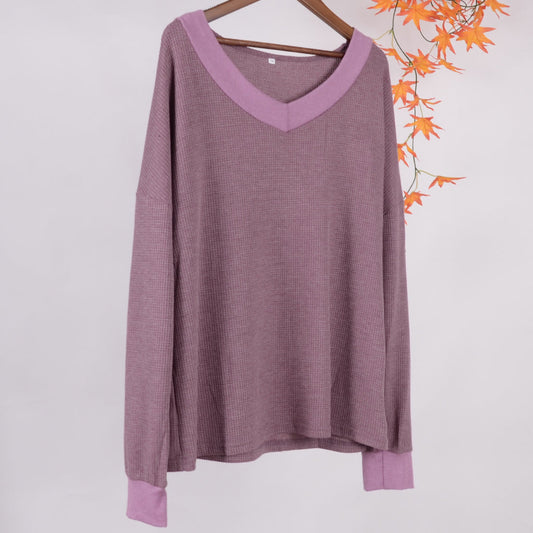 Asymmetric Neck One Shoulder Sweater