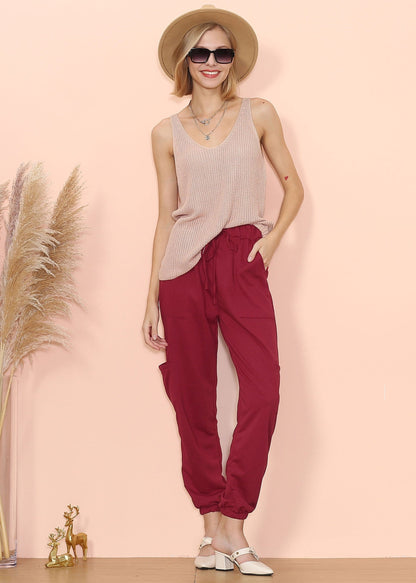Pantalones deportivos con bolsillos tipo lounge