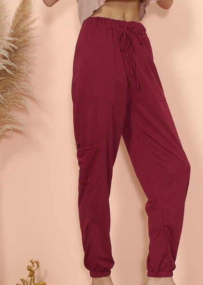 Pantalones deportivos con bolsillos tipo lounge