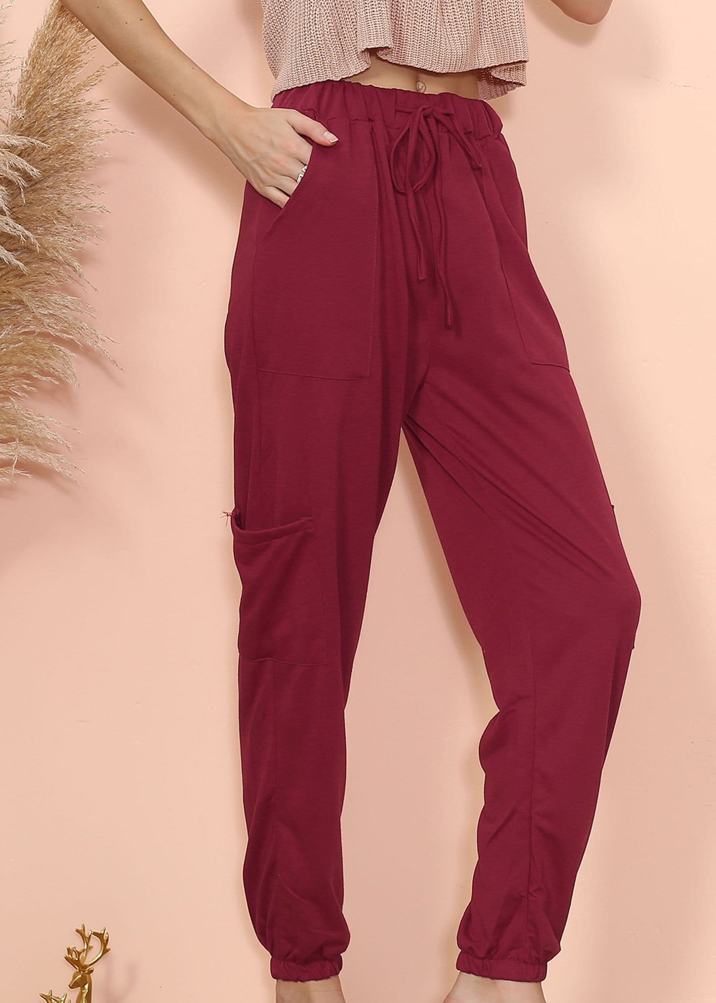 Pantalones deportivos con bolsillos tipo lounge