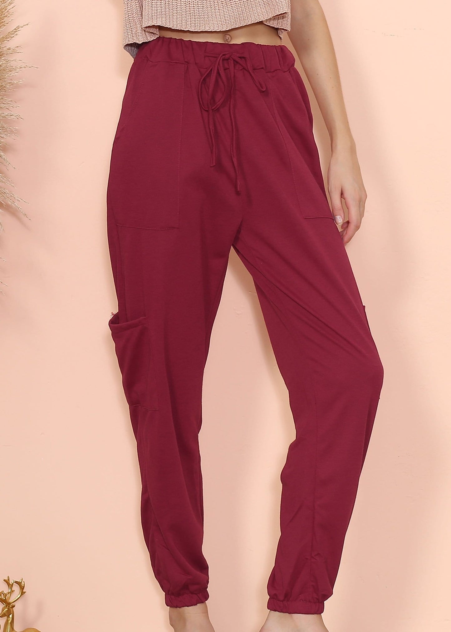 Pantalones deportivos con bolsillos tipo lounge