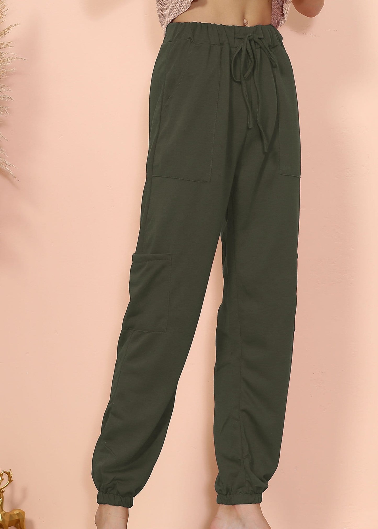 Pantalones deportivos con bolsillos tipo lounge