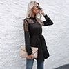 Mandarin Collar Button Down Blouse