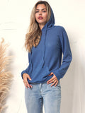 Sudadera con capucha de gran tamaño y tejido de gofre