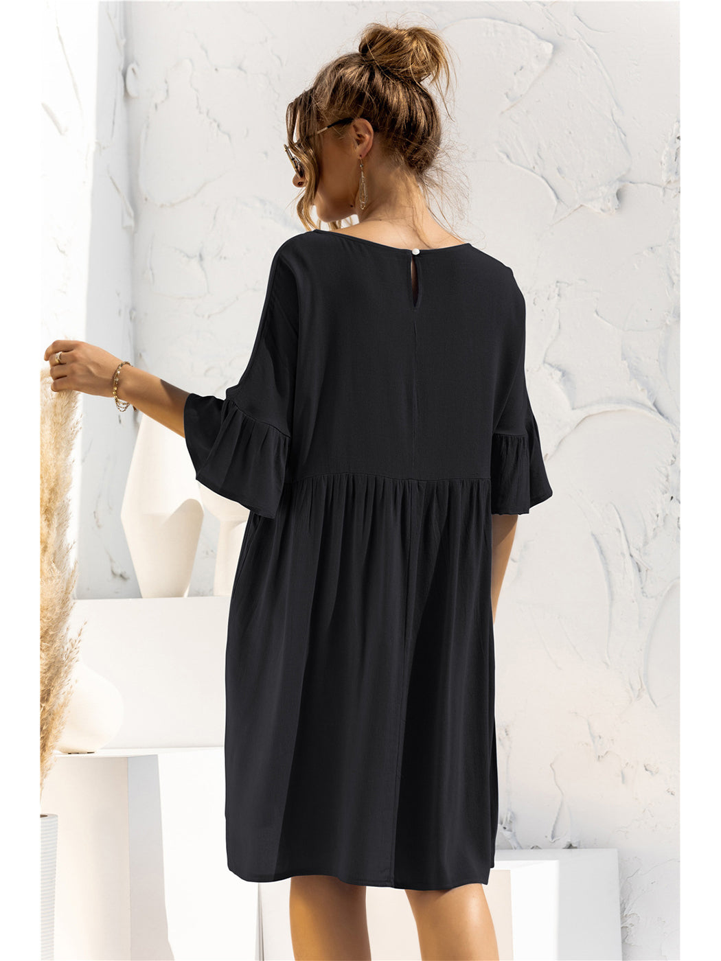 Vestido túnica con bolsillos Let's Lounge