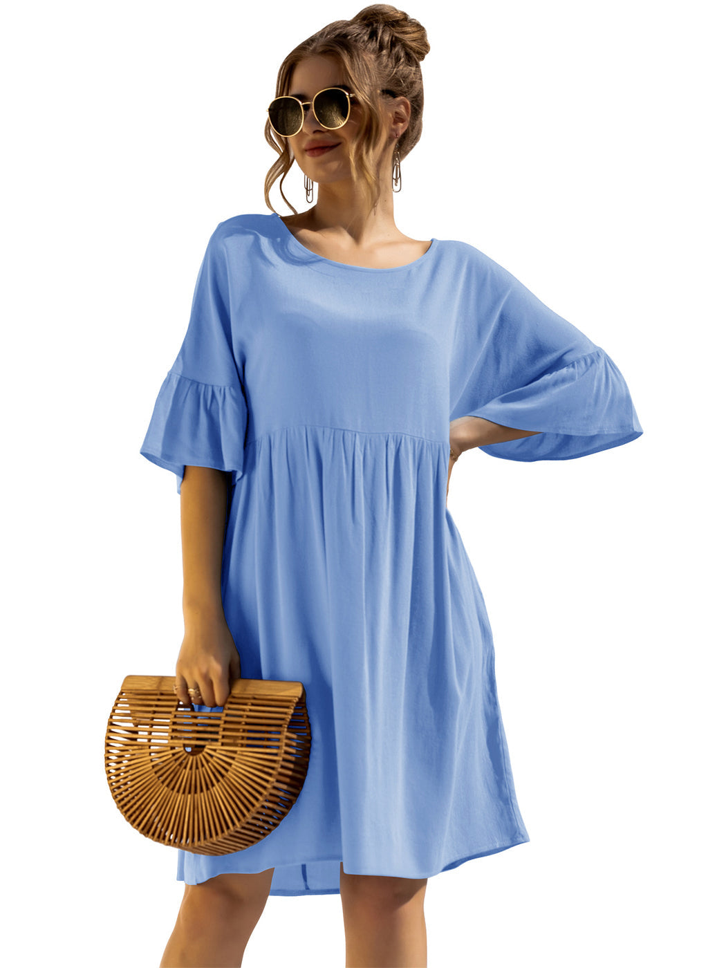 Vestido túnica con bolsillos Let's Lounge