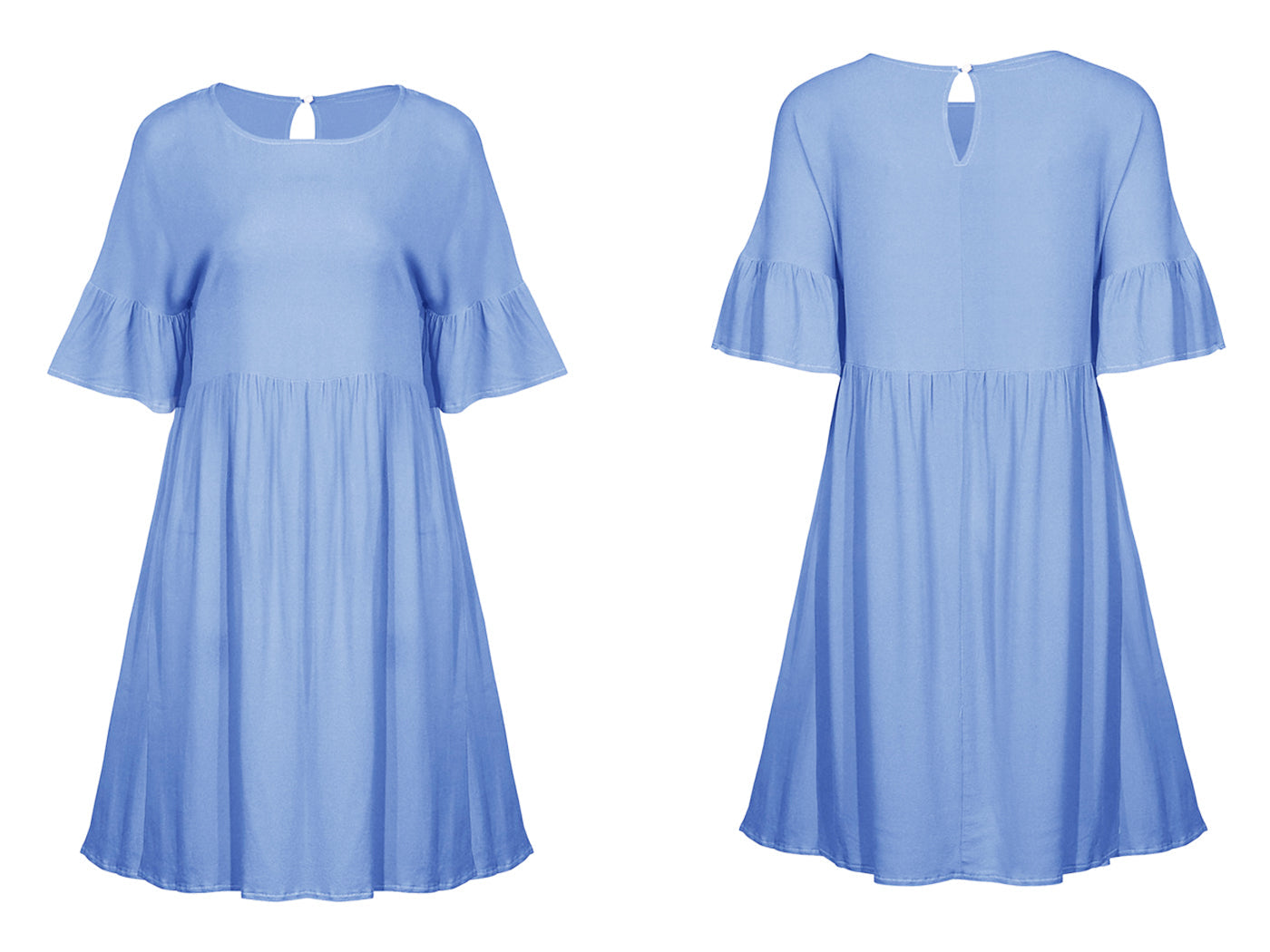 Vestido túnica con bolsillos Let's Lounge