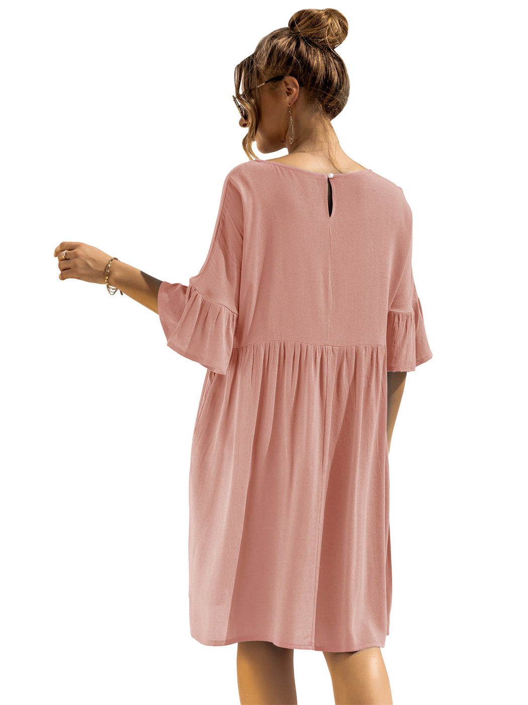 Vestido túnica con bolsillos Let's Lounge