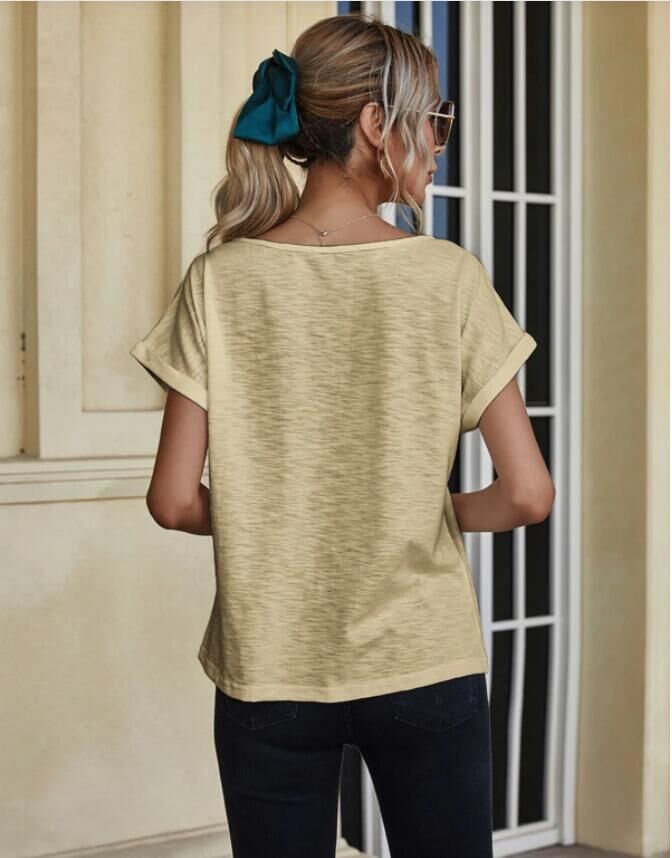 Camiseta Dolman con canesú de encaje